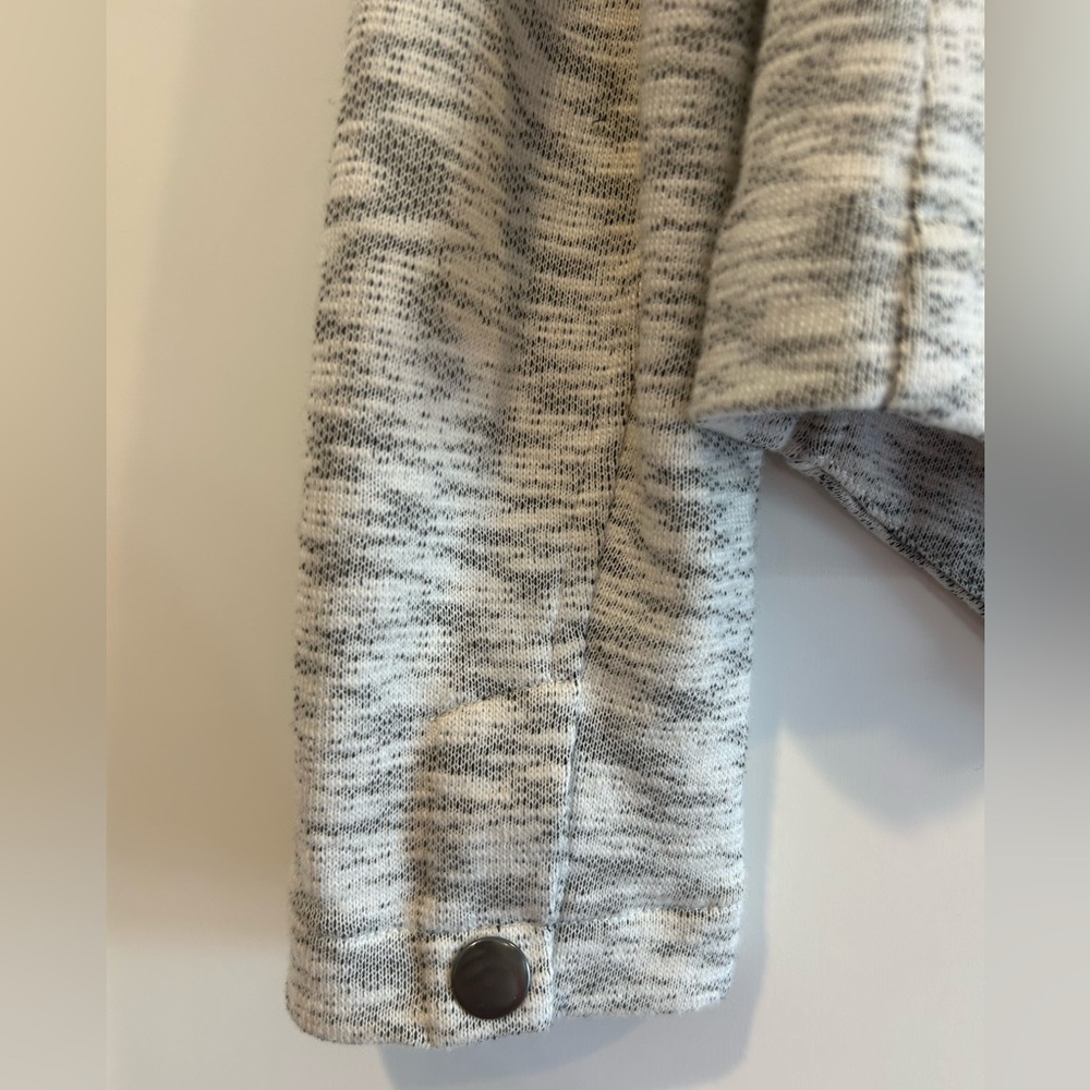 Cabi Women's Heathered Gray Neo Jacket Front Zip Style #5102 Size Medium - Picture 8 of 10